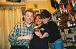 Wolfgan, Line & Chantal au nouvel an 2002